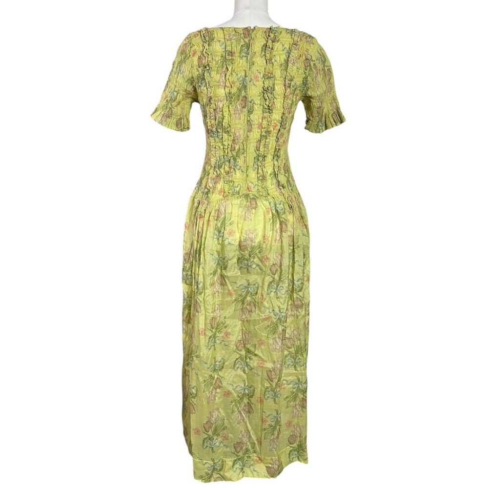 Free People Damson Madder Dainty Ethereal Cottage Raphaela Midi Dress 16 XL - Picture 9 of 16